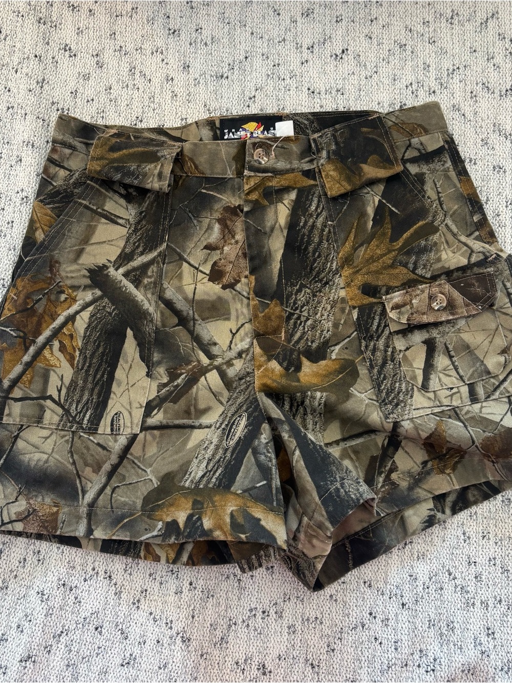 Vintage Wrap It Up Janet Blasé Realtree Camo Shorts Sz 12